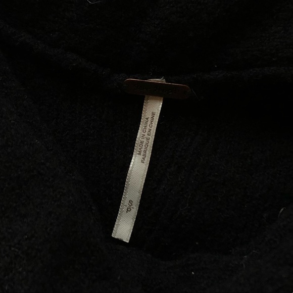 Free People Black Cowel Neck Sweater - Picture 4 of 5